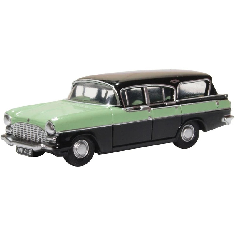 Oxford Diecast Vauxhall Cresta Friary Estate Versailles Green/Black 1:76 Scale OO Scale