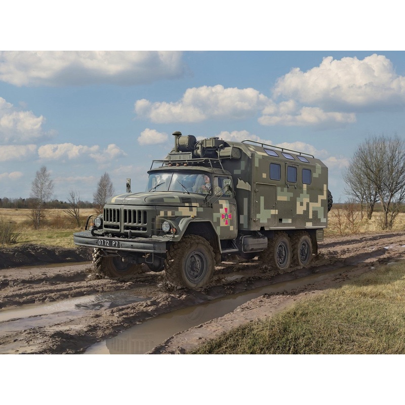 ZiL-131 of the Armed Forces of Ukraine with Driver Figure