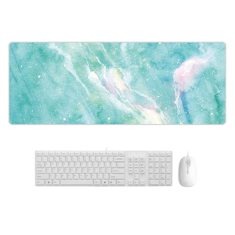 300x800x3mm Marbling Wear-Resistant Rubber Mouse Pad(Cool Marble)