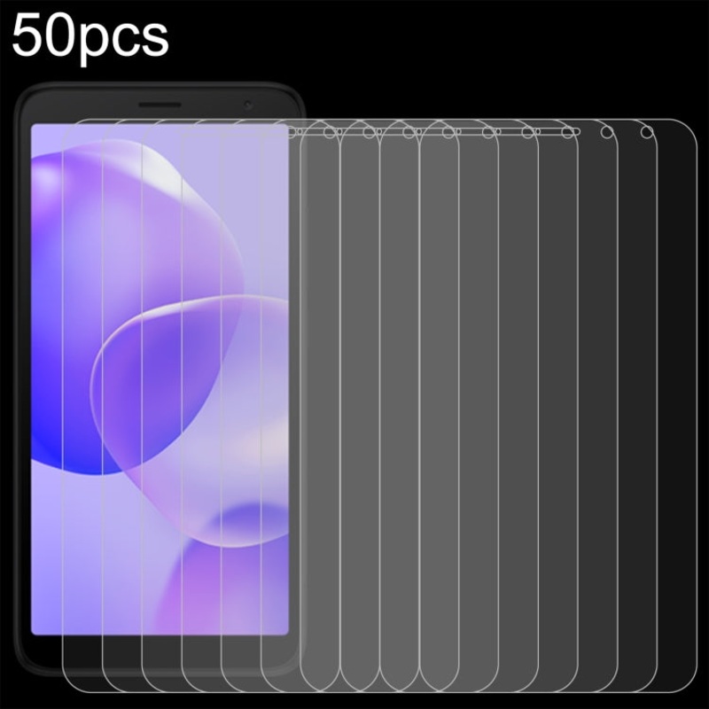 For TCL 502 50pcs 0.26mm 9H 2.5D Tempered Glass Film