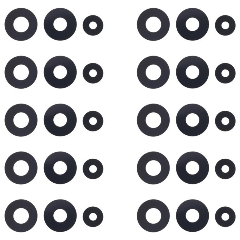 For Xiaomi Redmi Note 12 Turbo 10pcs Back Camera Lens