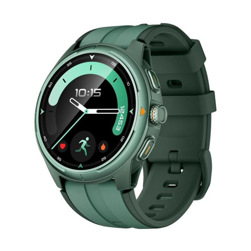 GTR6 1.43 inch AMOLED Screen Urban Runner Smart Watch IP68 Support Heart Rate Monitoring(Green)
