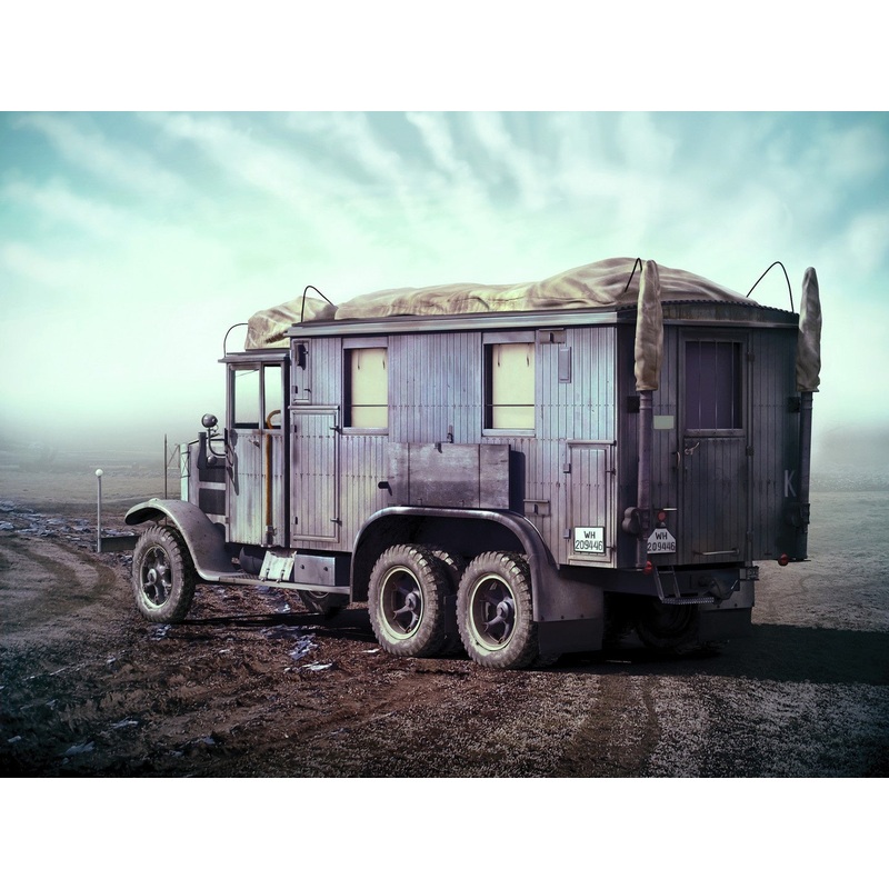 Krupp L3H163 Kfz.72 WWII German Radio Communication Truck