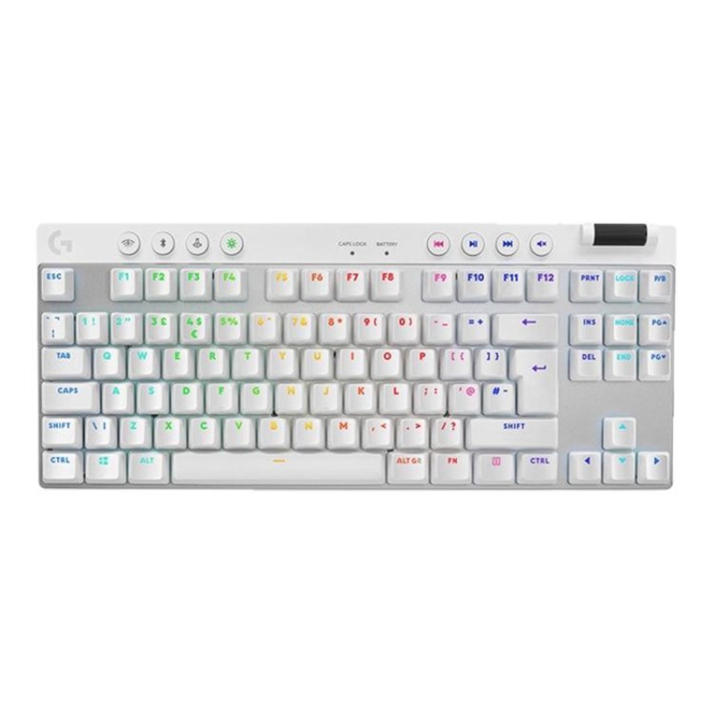 Logitech G PRO X TKL Wireless Gaming Keyboard, GX-T Mechanical Switches(White)
