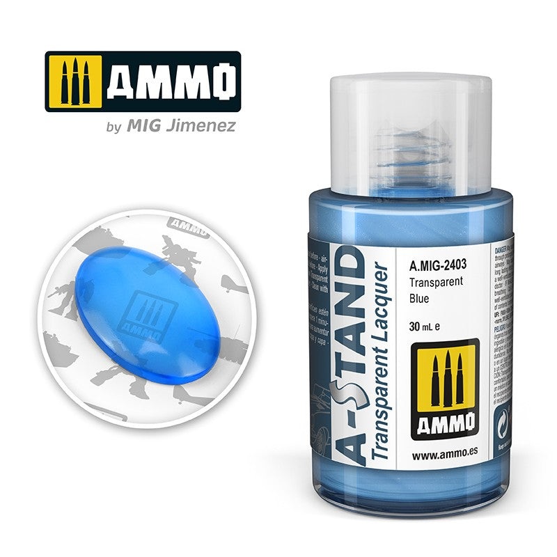 TRANSPARENT BLUE