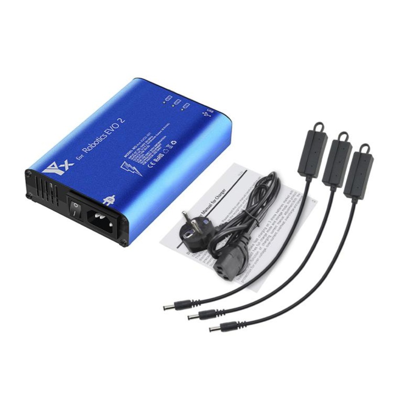 For Autel Robotics EVO 2 YX Aluminum Charger With Switch EU Plug