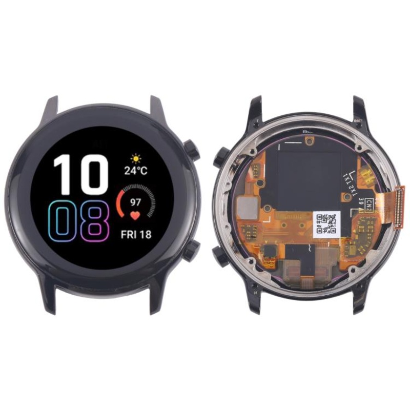 For Honor MagicWatch 2 42mm Original LCD Screen Digitizer Full Assembly With Frame (Black)