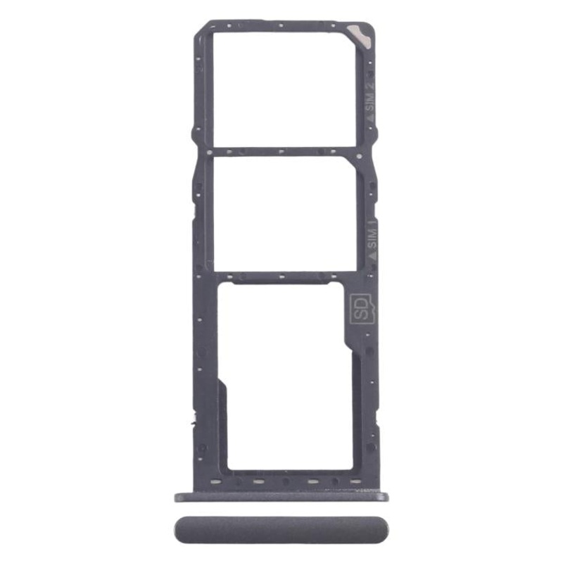 For Nokia 5.3 Original SIM Card Tray + SIM Card Tray + Micro SD Card Tray (Black)