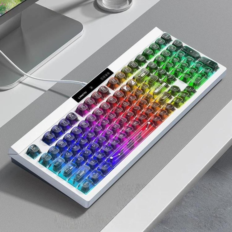 LANGTU L102 Mechanical 1.5m Wired Gaming Keyboard With RGB Light(Ink Brilliance)