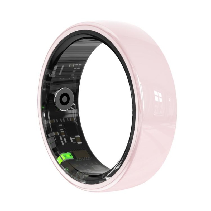 R12 SIZE 6 Smart Ring, Support Heart Rate / Blood Oxygen / Sleep Monitoring / Female Health(Pink)