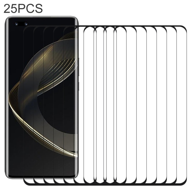 For Huawei nova 12 Pro 25pcs 3D Curved Edge Full Screen Tempered Glass Film(Black)