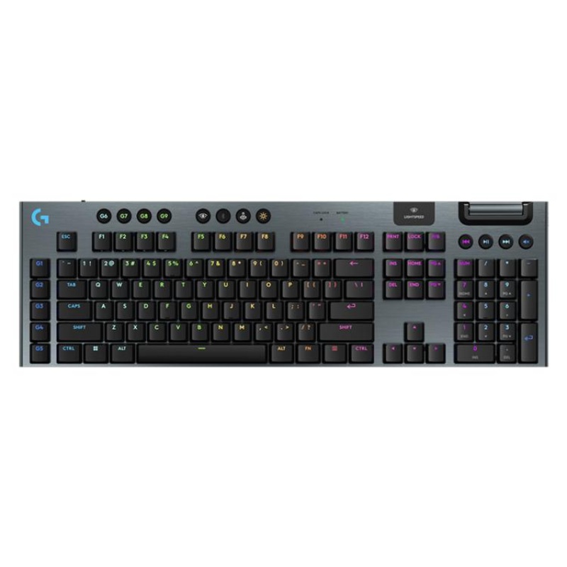 Logitech G915 X LIGHTSPEED Wireless Low Profile Gaming Keyboard(Black Clicky)