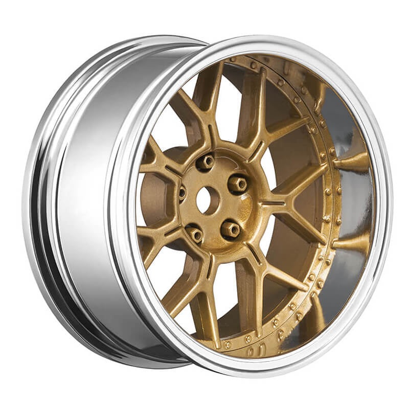 LOUISE RC 1/10 DRIFT 2468MM OFFSET 14-SPOKE WHEELS BRONZE