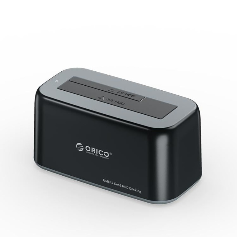 ORICO 6819C3 2.5 / 3.5 inch HDD / SSD Single Bay SATA Drive Docking Station, EU Plug (Black)