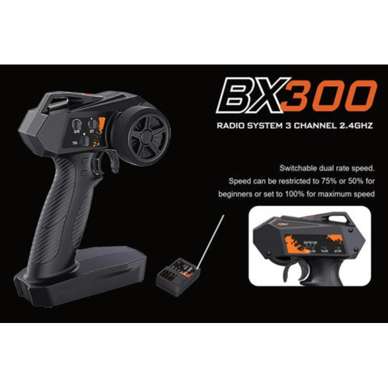 PD Racing Radio System 3 Channel 2.4GHz RX/TX