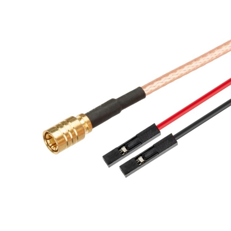 SMB Female To Dual DuPont Female RG316 RF Test Extension Adapter Cable(0.3m)