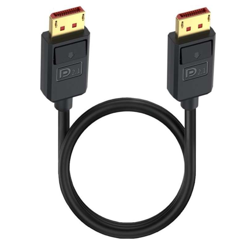 DP2.1 to DP2.1 Straight 52Gbps 16K 30Hz DisplayPort Extension Adapter Cable, Length: 3m(Black)
