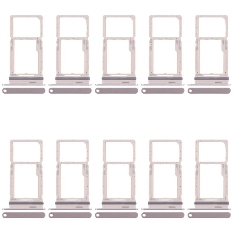 For Samsung Galaxy M16 SM-M166P 10pcs Original SIM + Micro SD Card Tray (Gold)