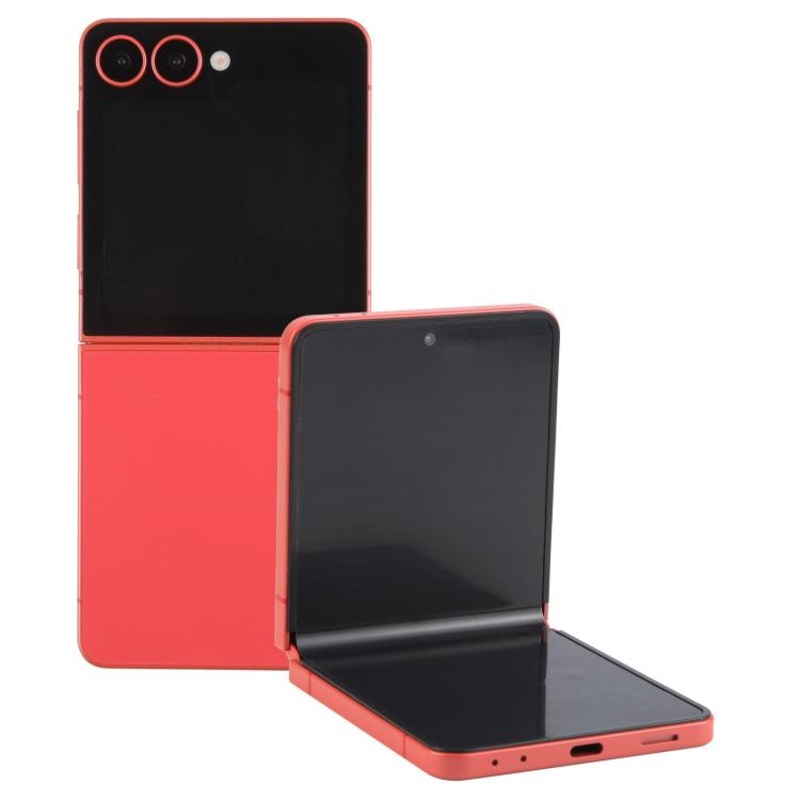 For Samsung Galaxy Z Flip7 Black Screen Non-Working Dummy Display Model (Red)