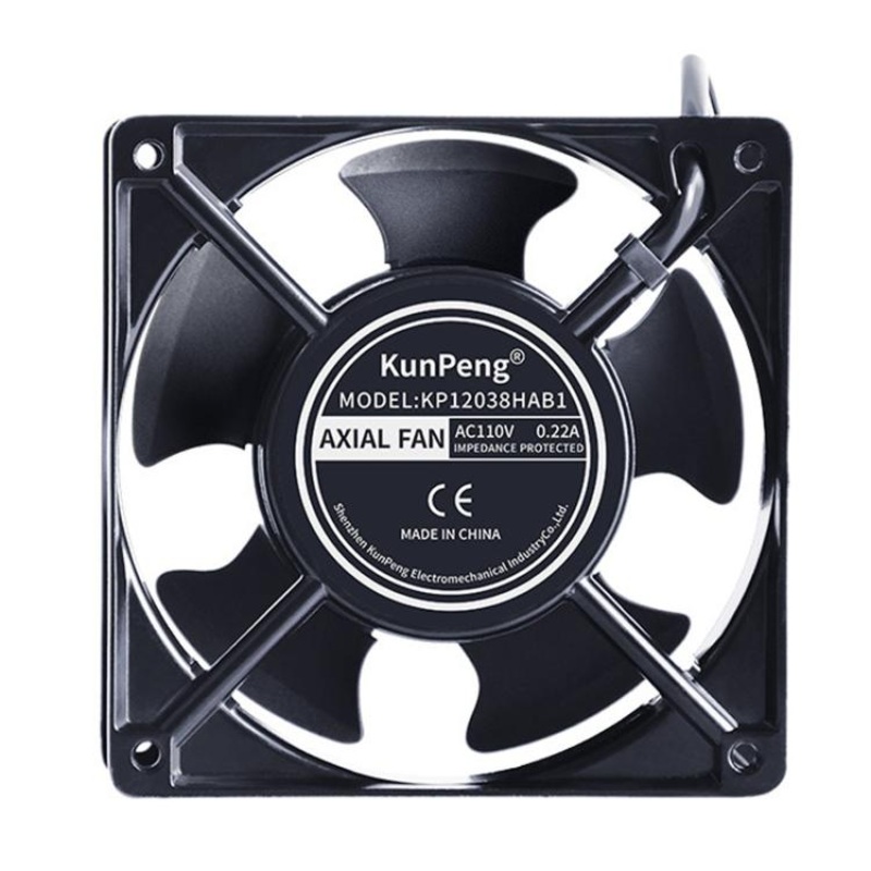 KunPeng 23W 12cm Ball Bearing AC Cooling Fan Industrial Humidifier Fan, Spec: 110V