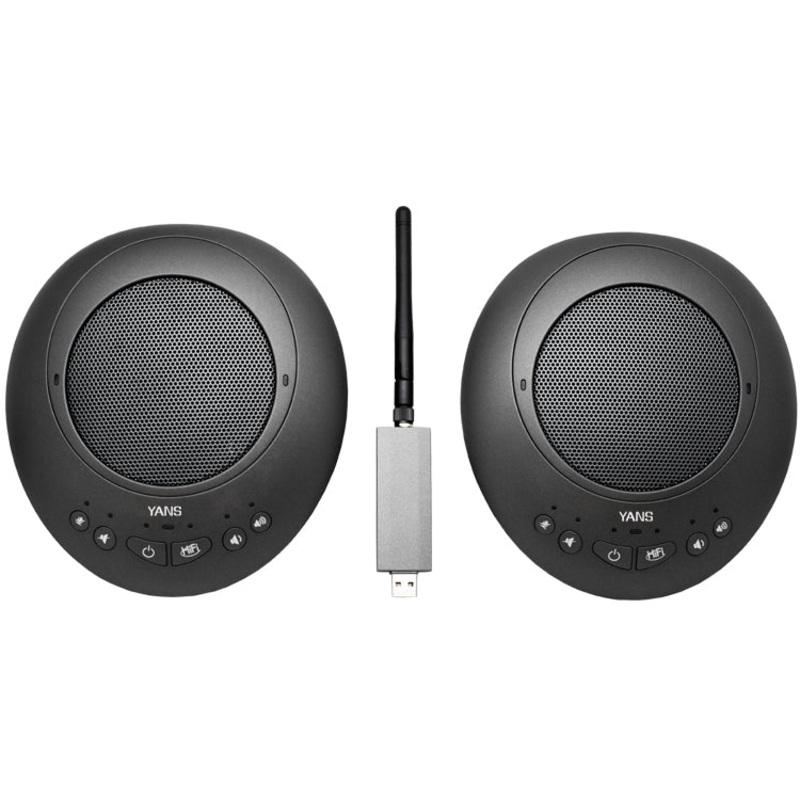YANS YS-M31L 2.4G Video Conference Wireless Omnidirectional Microphone (Black)