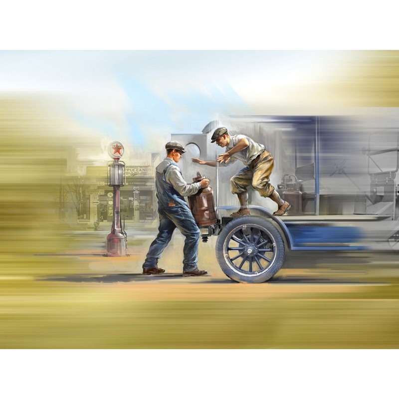 American Gasoline Loaders (1910s) 2 Figures