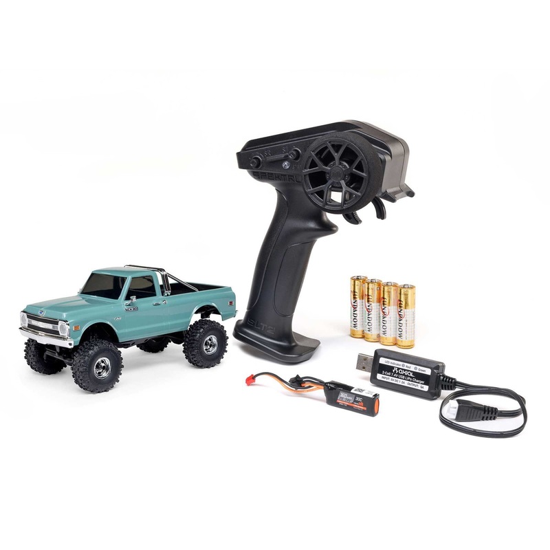 Axial 1/30 SCX30 Chevrolet K10 4X4 RTR Brushed Rock Crawler -Green - Complete