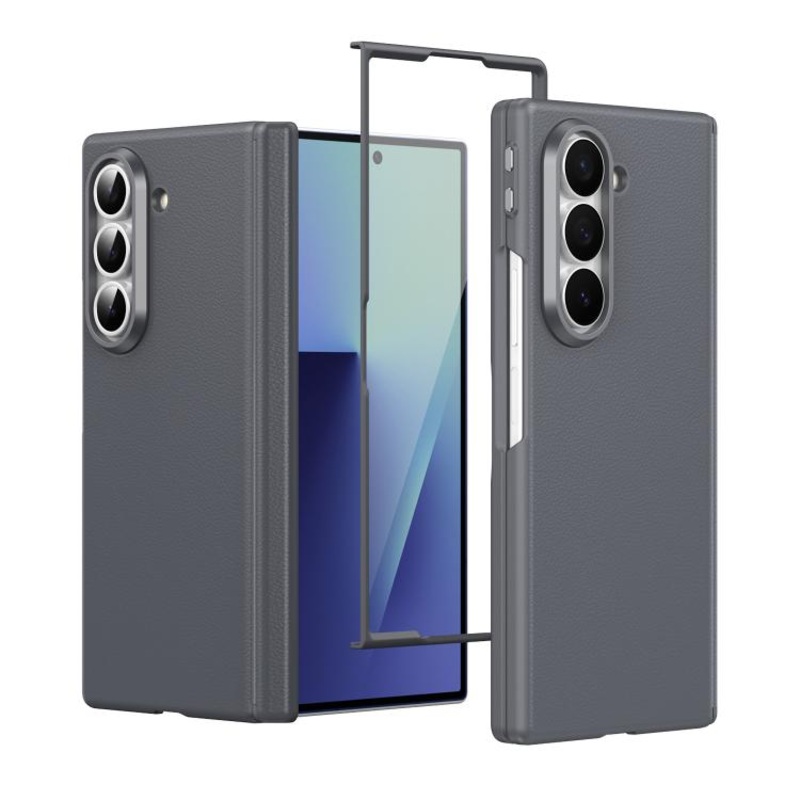 For Samsung Galaxy Z Fold5 Zeyuan Intelligent Button Anti-Drop Phone Case(Grey)