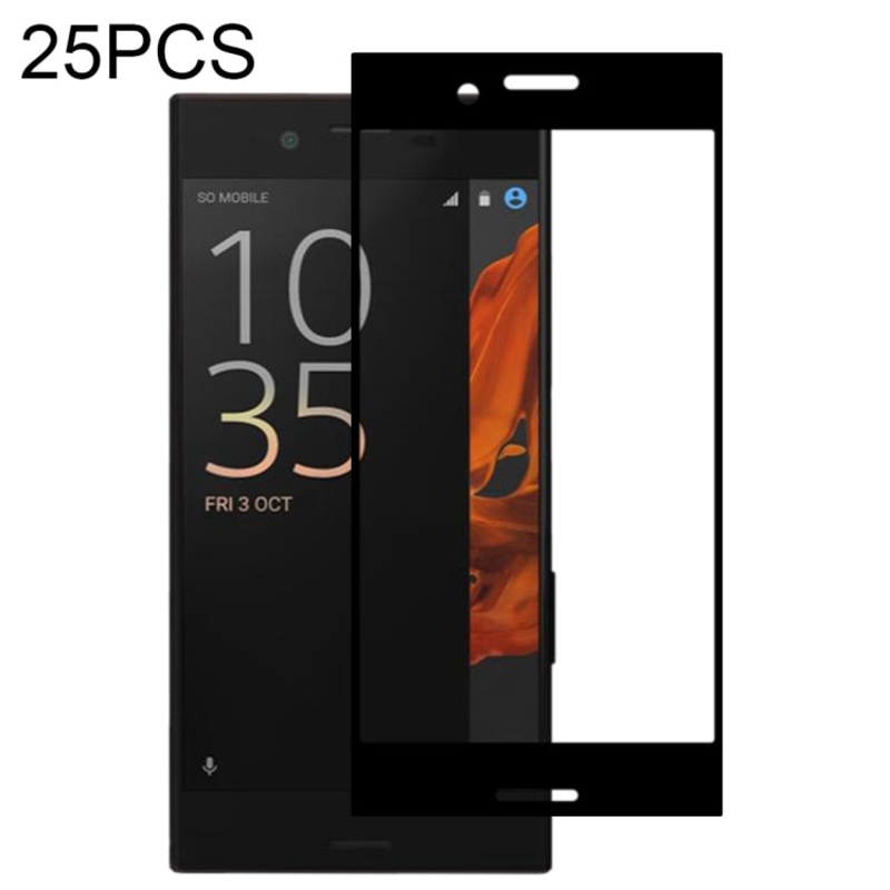 For Sony Xperia XZ 25 PCS Full Glue Full Screen Tempered Glass Film