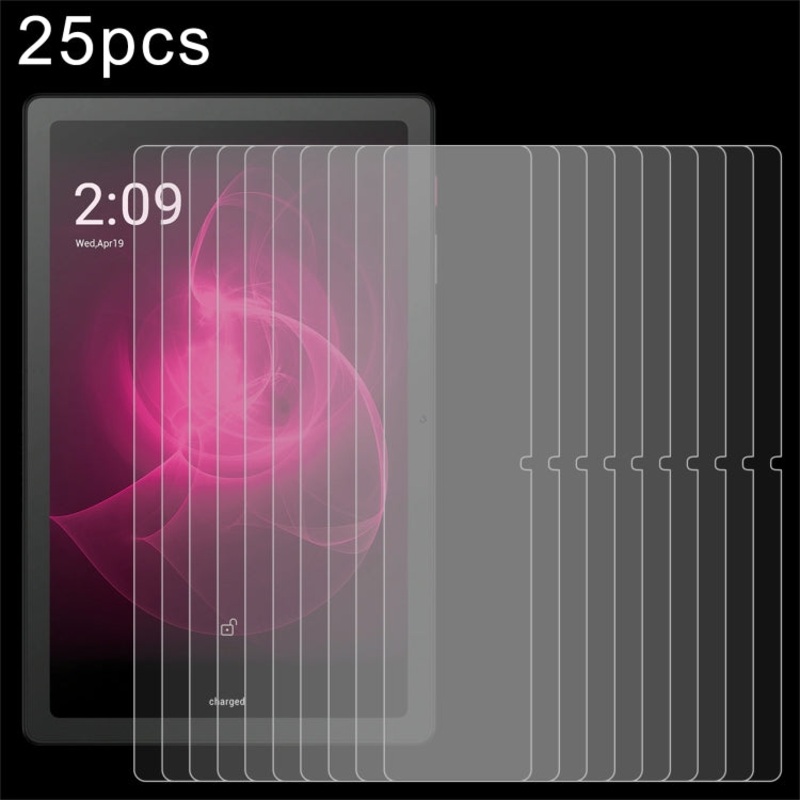 For T-Mobile REVVL Tab 25pcs 0.3mm 9H Explosion-proof Tempered Tablet Glass Film