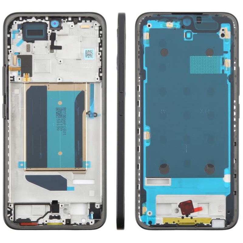 For Xiaomi Redmi Note 15 Pro+ 5G Original Middle Frame Bezel Plate (Black)