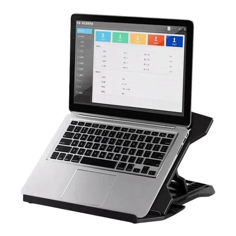 NUOXI N2 8-level Adjustable Laptop Holder, without Turntable(Black)