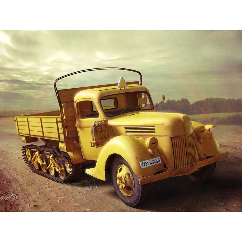 V3000S/SS M (Sd.Kfz.3b) Maultier WWII German Semi-Tracked Truck