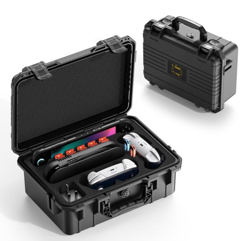 For Nintendo Switch 2 STARTRC GAMES Moisture-proof Waterproof Storage Box Explosion-proof Suitcase, No Shoulder Strap(Black)