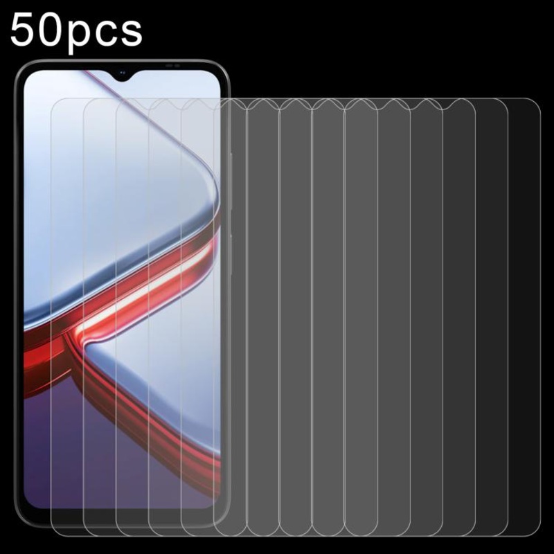 For DOOGEE Note 56X 50pcs 0.26mm 9H 2.5D Tempered Glass Film