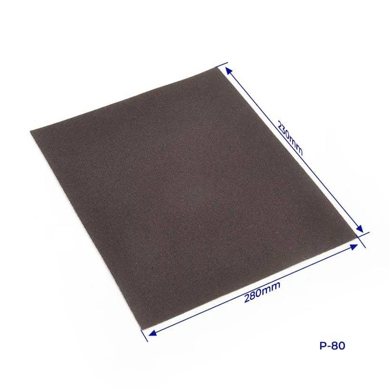 OcCre OcCre Pack of 3 Medium Grit Sandpaper P-80 OC19152