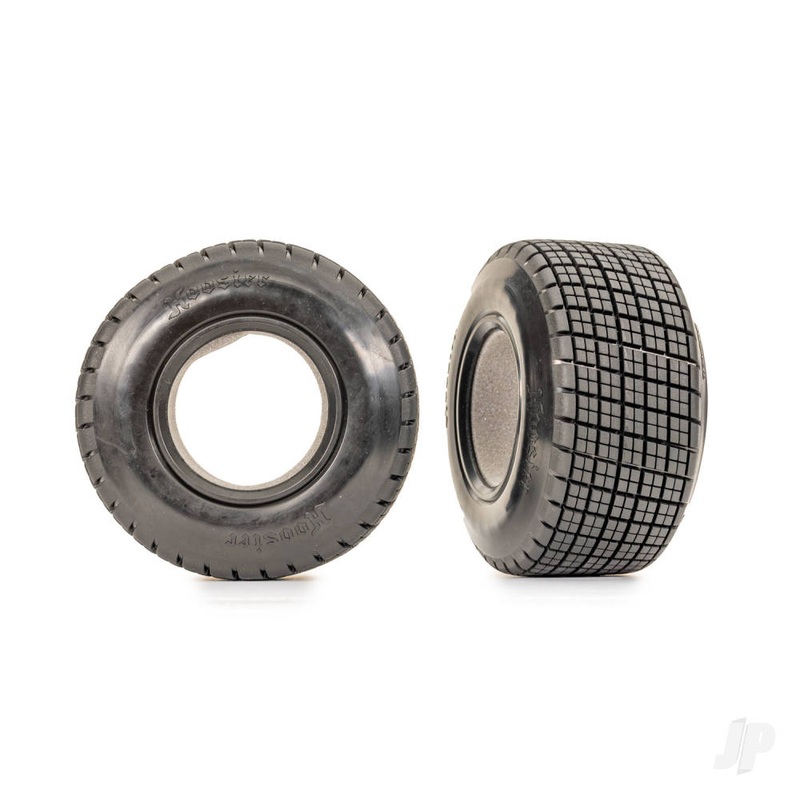 Tyres Hoosier (dual profile 4.3x1.7- 2.2/3.0) (2)/ foam inserts (2)
