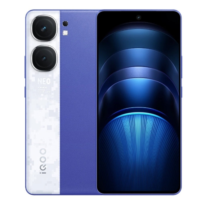 vivo iQOO Neo9S Pro+, 12GB+256GB, Face ID & Ultrasonic 3D Fingerprint Identification, 6.78 inch Android 14 OriginOS 4 Snapdragon 8 Gen 3 Octa Core 2.63GHz, OTG, NFC, Network: 5G, Support Google Play (Blue)