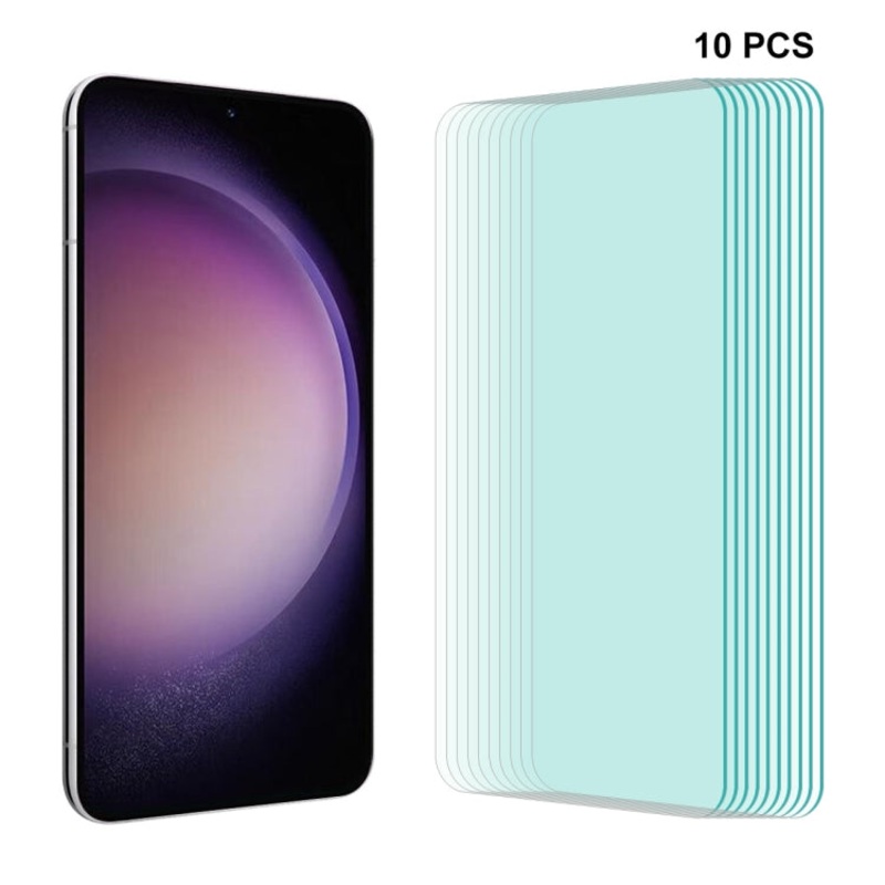 10pcs For Samsung Galaxy S23+ 5G ENKAY Hat-Prince 0.18mm Ultra-thin 9H Tempered Glass Film, Support Ultrasonic Fingerprint Unclock
