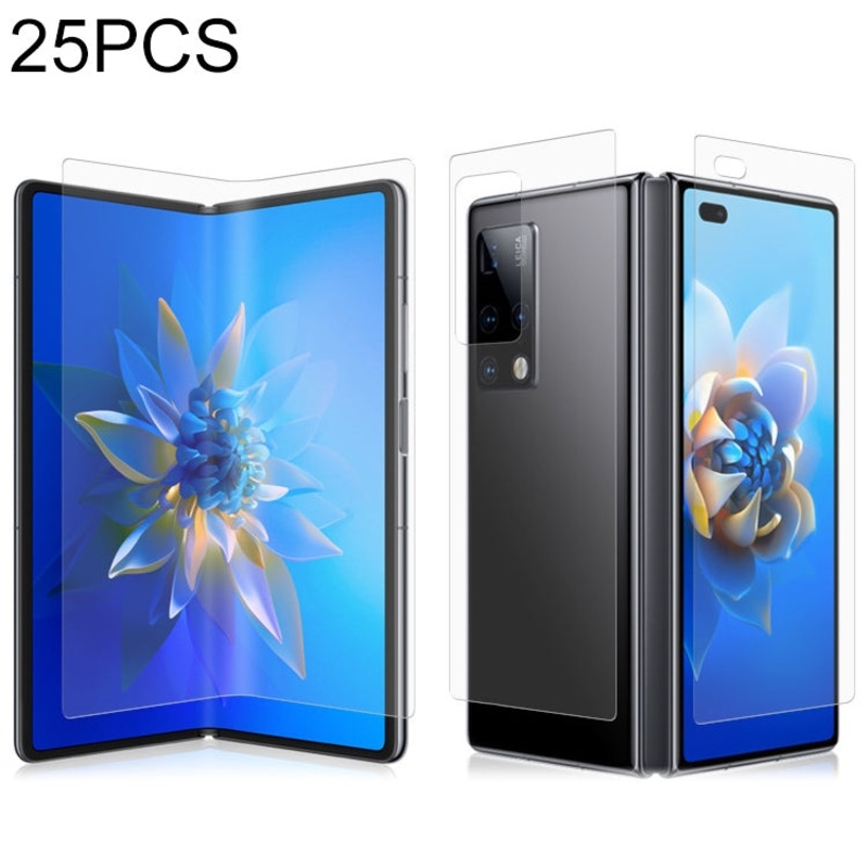 25 PCS Full Screen Protector Explosion-proof Hydrogel Film For Huawei Mate XS(Inner + Rear Film)