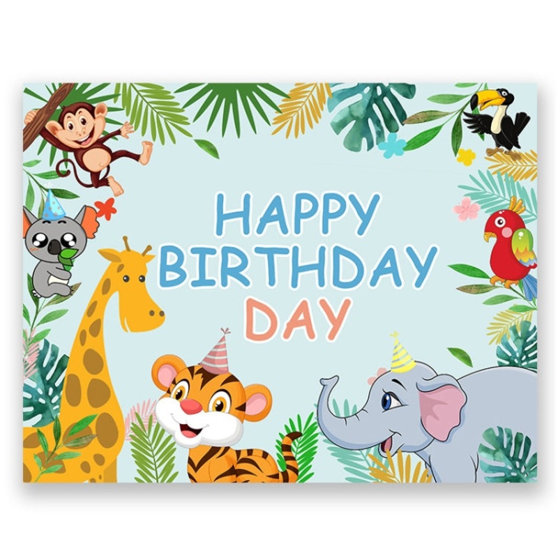 Birthday Party Background Cloth Decoration Shooting Cloth, Size: 90x70cm(HB024)