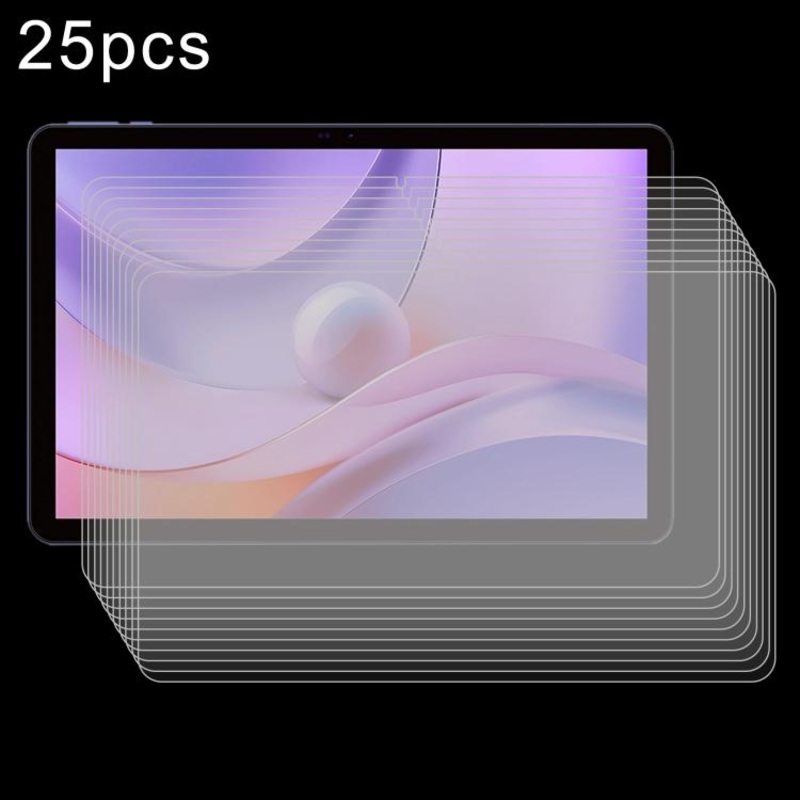 For SPC Gravity 10.1 inch 25pcs 9H 0.3mm Explosion-proof Tempered Glass Film
