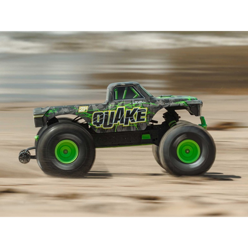 ARRMA 1/10 QUAKE 223S DSC 2WD RTR Brushless Monster Truck - Green -