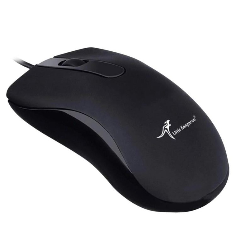 Little Kangaroo DS-917 1000DPI Ergonomic Optical Wired Mouse Laptop Mouse For Office Gaming, Spec: USB