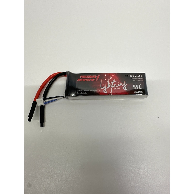 Thunder Power Lipo 7.4V 2 cell 1800mah 55C