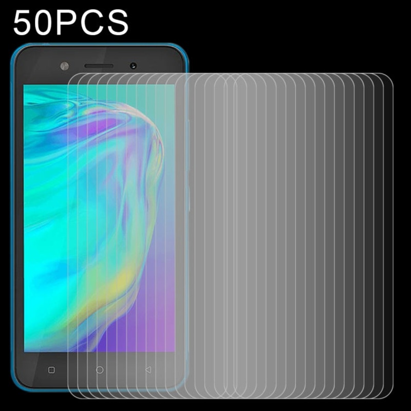 50 PCS 0.26mm 9H 2.5D Tempered Glass Film For Tecno Pop 5c
