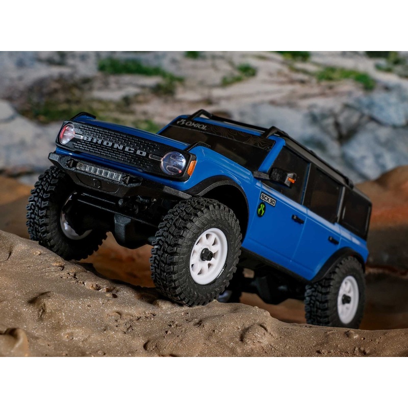 Axial 1/30 SCX30 Ford Bronco 4X4 RTR Rock Crawler Blue