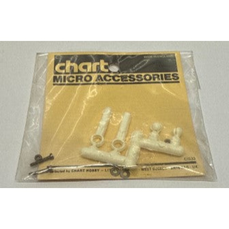 Micro Mold Ball Joints M2 - Pair with hardware