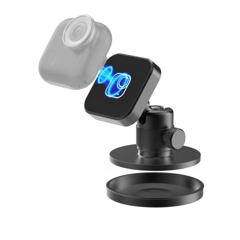 For Insta 360 GO Ultra Quick Release Rotating Ball Head Magnetic Desktop Mount Base