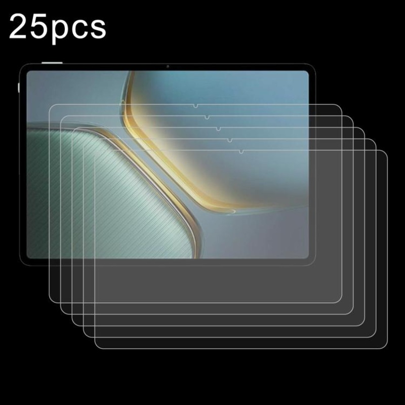 For vivo iQOO Pad5 / OPPO Pad 5 25pcs 9H 0.3mm Explosion-proof Tempered Glass Film